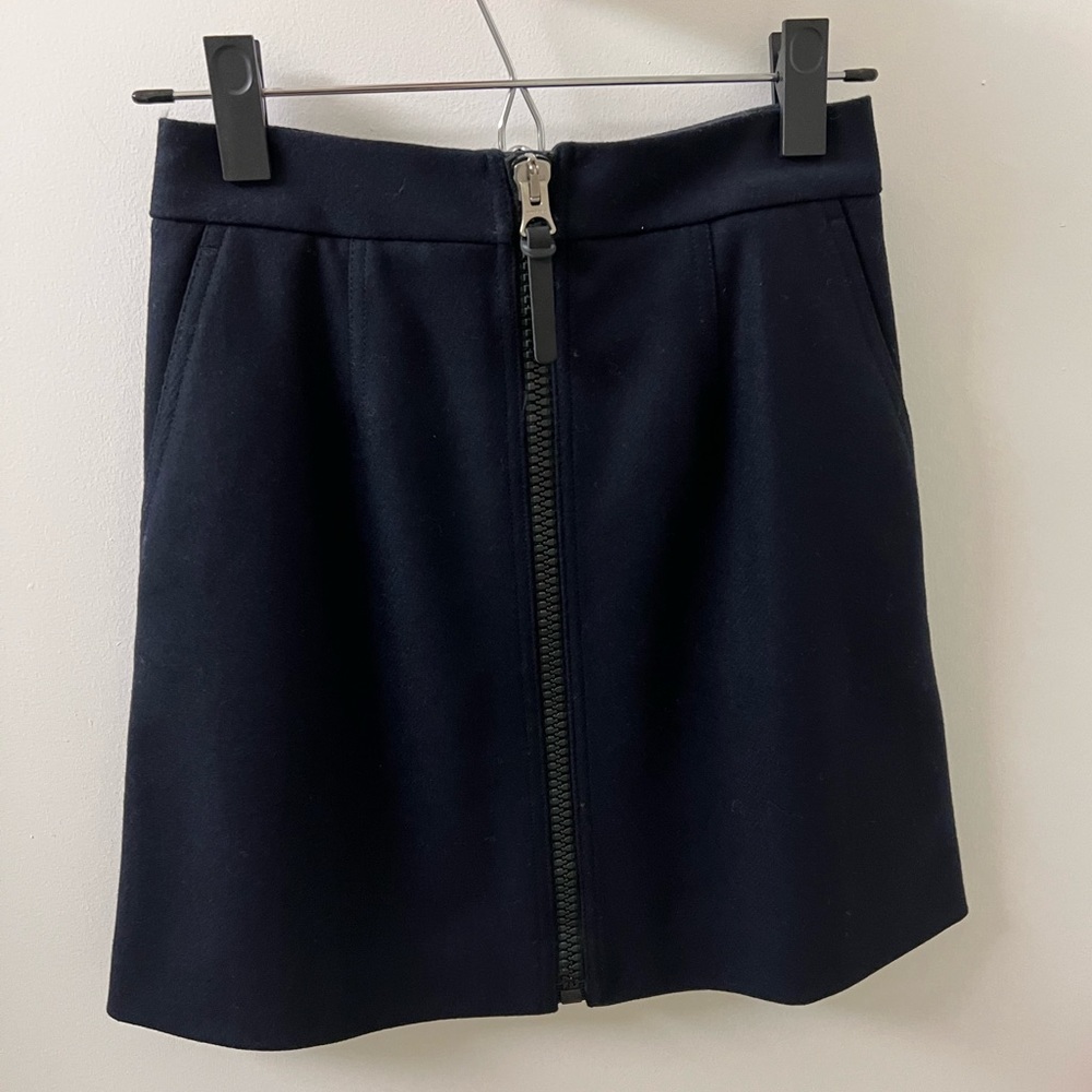 Acne Studios wool mini skirt navy size 32